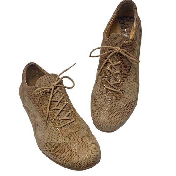 Vaneli Sport‎ Taupe Leather with Suede Fashion Sneakers - Picture 8 of 10